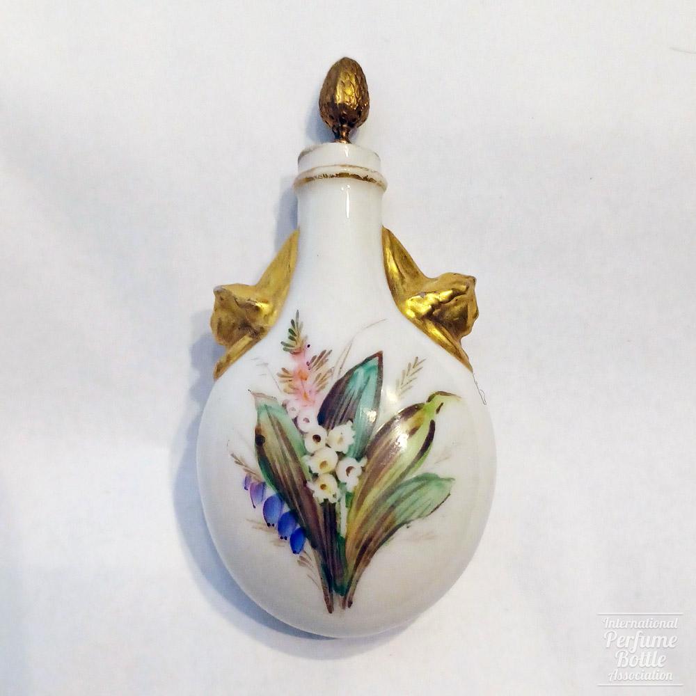 Floral Scent Bottle By Royal Worcester