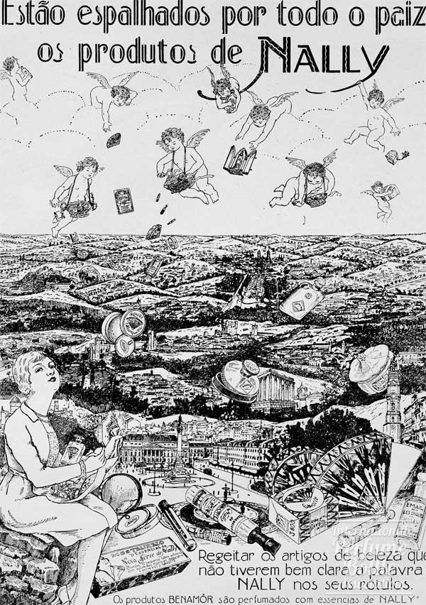 Perfume and Beauty Products by Nally Advertisement - 1930