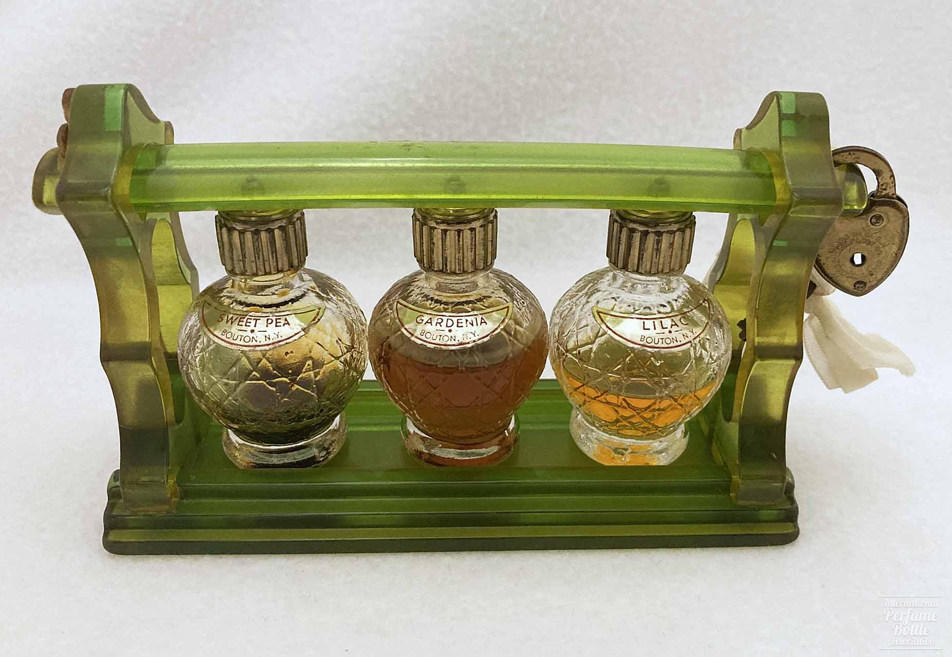 Sampler Set in Bakelite Holder by Bouton