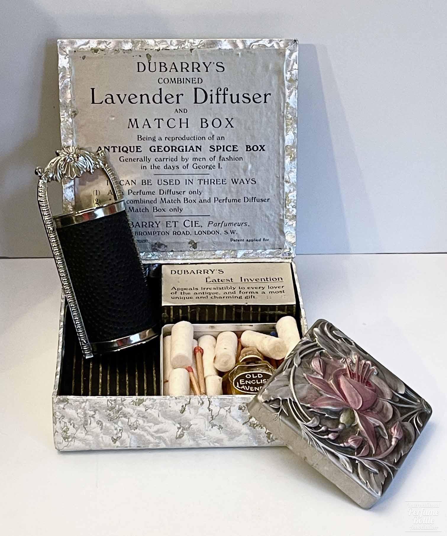 Lavender Diffuser and Matchbox by DuBarry