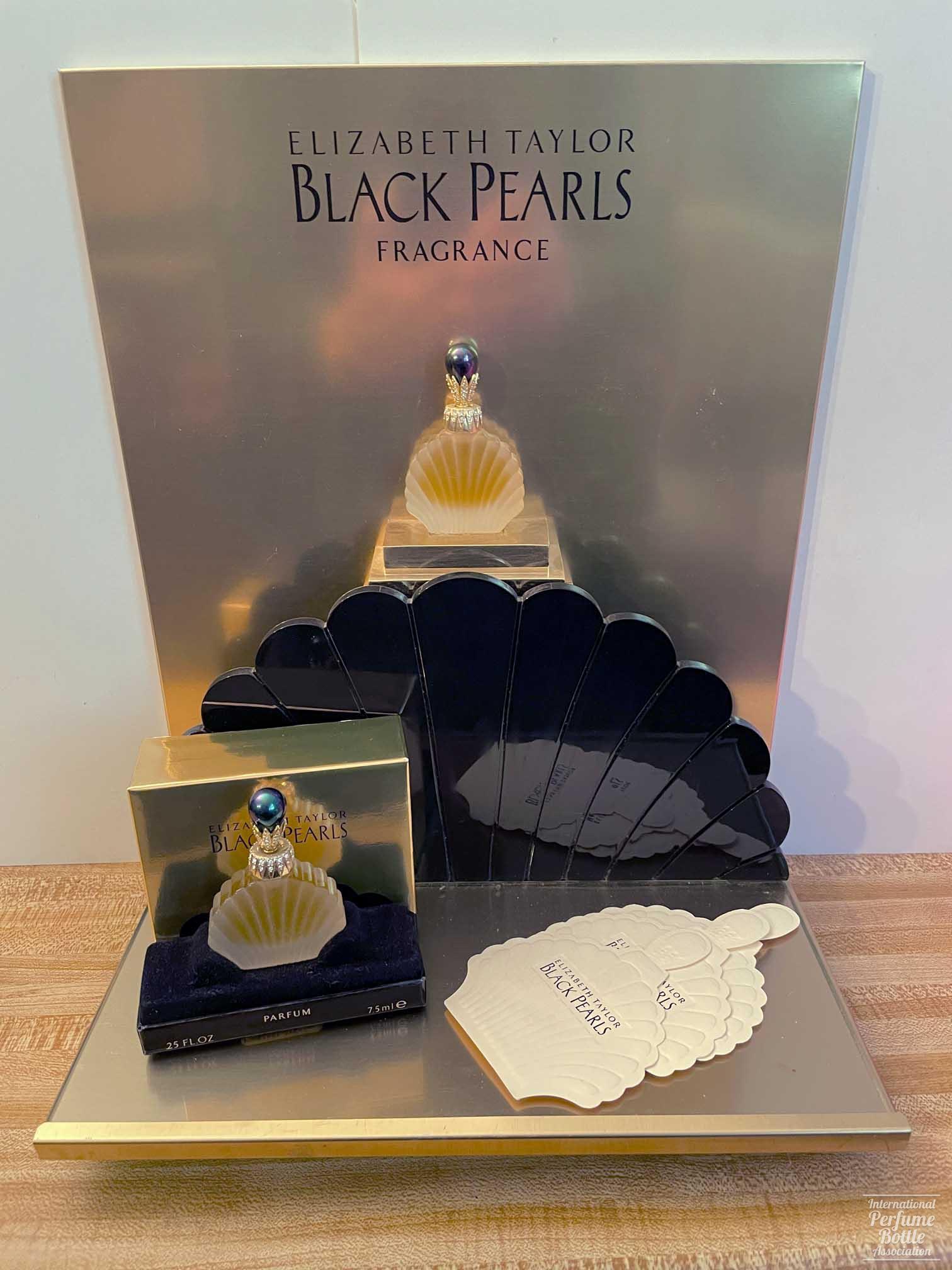 "Black Pearls" Counter Display by Elizabeth Taylor