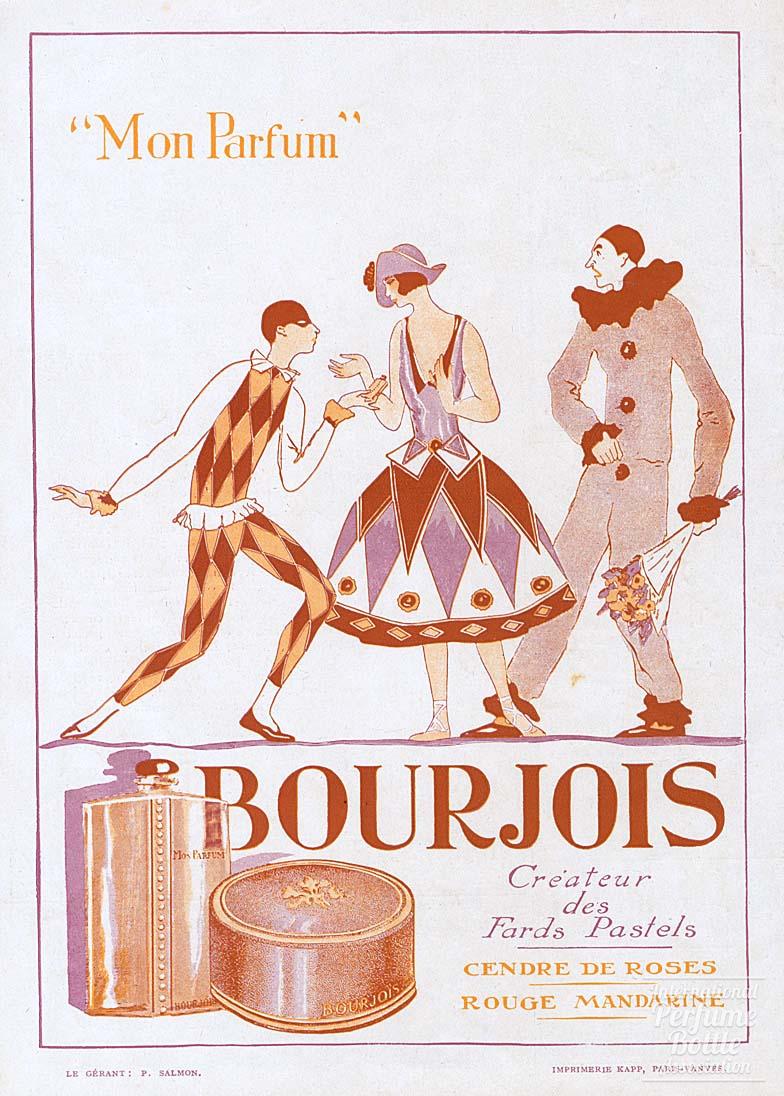 "Mon Parfum" by Bourjois Advertisement - 1925