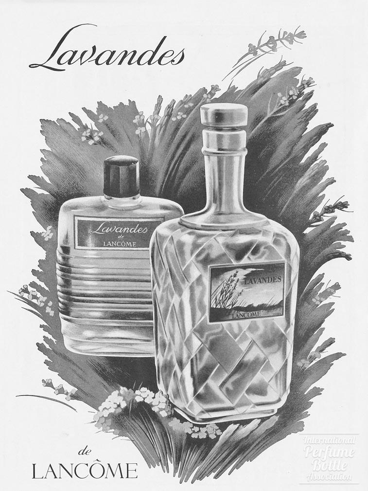 "Lavandes" by Lancôme Advertisement - 1949